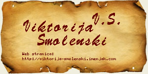 Viktorija Smolenski vizit kartica